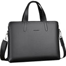 Large-capacity Crossbody Leather Briefcase