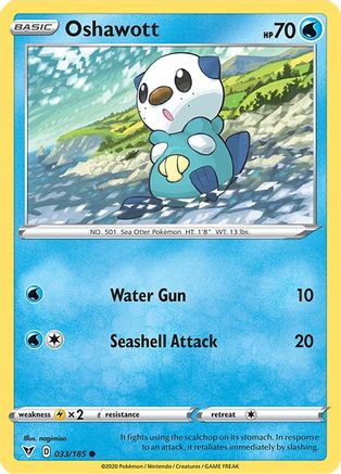 Oshawott 033/185 - SWSH04 Vivid Voltage