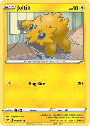 Joltik 055/185 - SWSH04 Vivid Voltage Reverse Holofoil