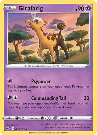 Girafarig 065/185 - SWSH04 Vivid Voltage
