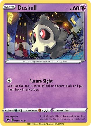 Duskull 069/185 - SWSH04 Vivid Voltage