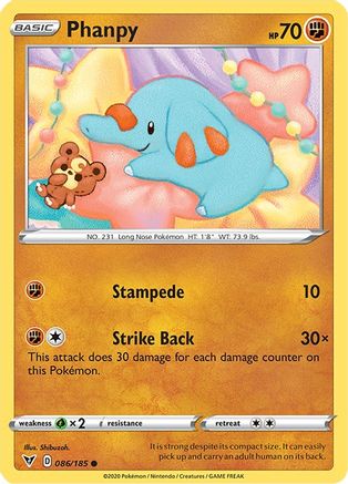 Phanpy 086/185 - SWSH04 Vivid Voltage Reverse Holofoil