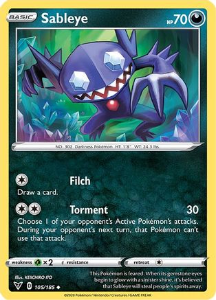 Sableye 105/185 - SWSH04 Vivid Voltage