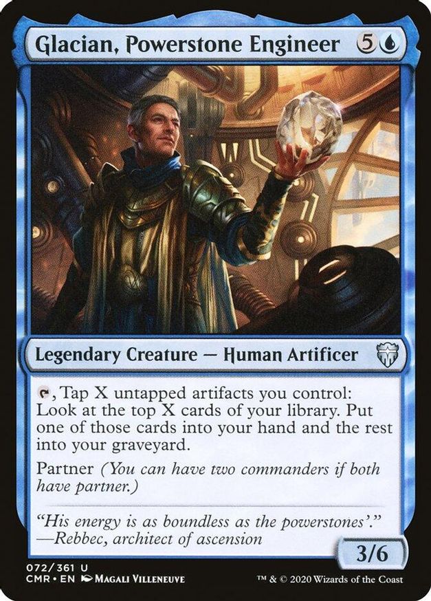 Glacian, Powerstone Engineer | 72 | Commander Legends