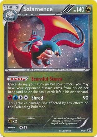 Salamence (Cosmos Holo) 008/20 - Blister Exclusives Holofoil