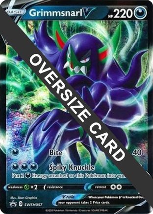 Grimmsnarl V SWSH057 - Jumbo Cards Holofoil