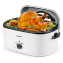 22QT Electric Roaster Oven Turkey Roaster with Visible and Self-Basting Lid