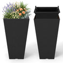 22.5" Tall Self-Watering Square Planter Set of 2