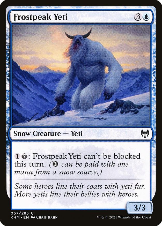 Frostpeak Yeti | 57 | Kaldheim