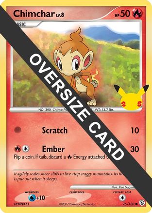 Chimchar 076/130 - First Partner Pack