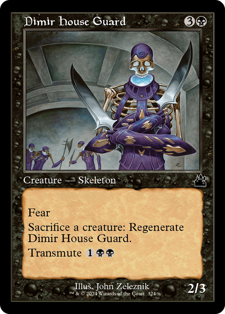 Dimir House Guard (RVR-324) - Ravnica Remastered Foil