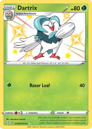 Dartrix SV002/SV122 - Shining Fates Shiny Vault Holofoil