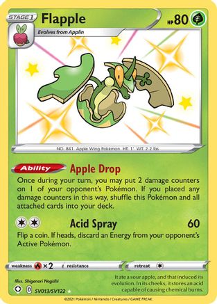 Flapple SV013/SV122 - Shining Fates Shiny Vault Holofoil