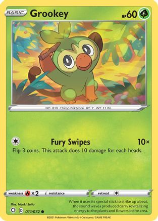 Grookey 011/072 - Shining Fates