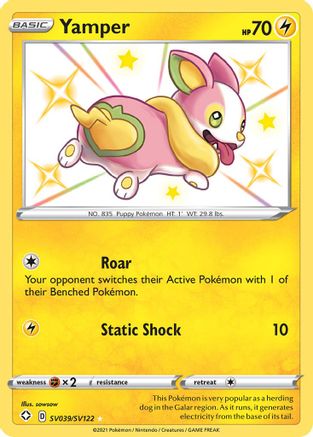 Yamper SV039/SV122 - Shining Fates Shiny Vault Holofoil