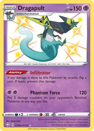 Dragapult SV062/SV122 - Shining Fates Shiny Vault Holofoil
