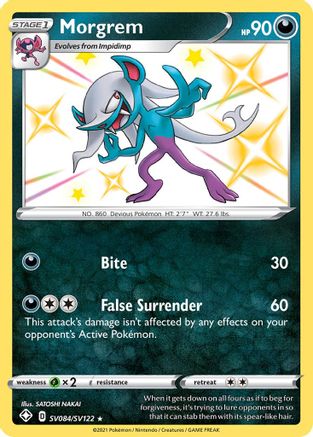Morgrem SV084/SV122 - Shining Fates Shiny Vault Holofoil