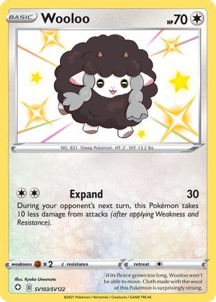 Wooloo SV103/SV122 - Shining Fates Shiny Vault Holofoil