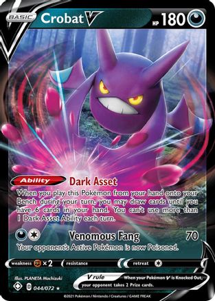 Crobat V 044/072 - Shining Fates Holofoil