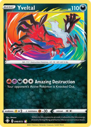 Yveltal 046/072 - Shining Fates Holofoil