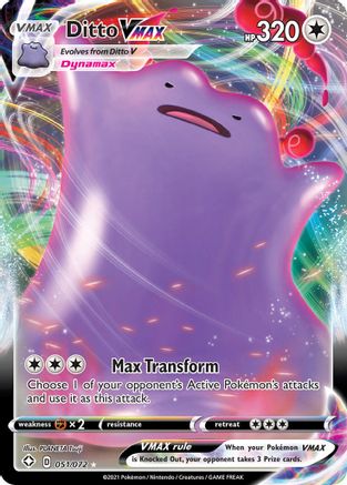 Ditto VMAX 051/072 - Shining Fates Holofoil