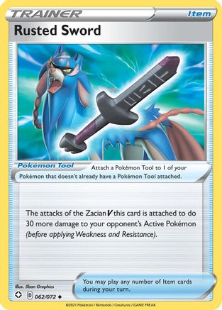 Rusted Sword 062/072 - Shining Fates Reverse Holofoil