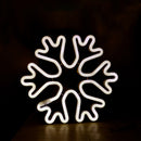Decorative neon lights at night