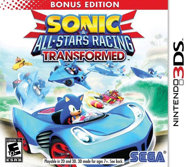 Sonic All-Stars Racing Transformed Bonus Edition (Nintendo 3DS)