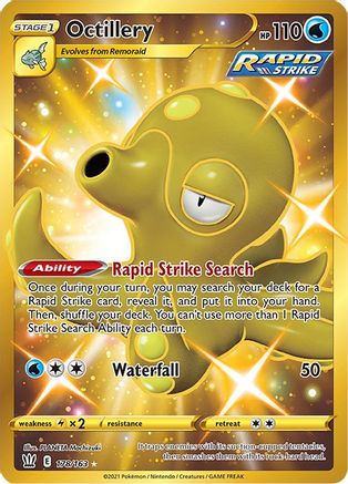 Octillery (Secret) 178/163 - SWSH05 Battle Styles Holofoil