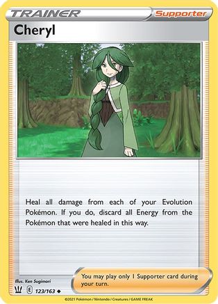Cheryl 123/163 - SWSH05 Battle Styles Reverse Holofoil
