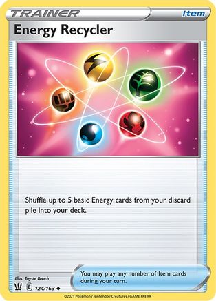 Energy Recycler 124/163 - SWSH05 Battle Styles Reverse Holofoil