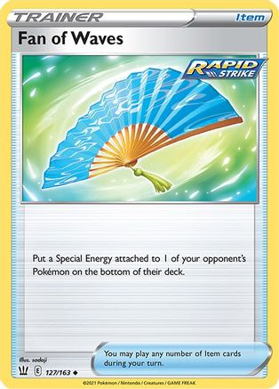 Fan of Waves 127/163 - SWSH05 Battle Styles Reverse Holofoil