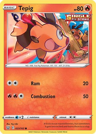 Tepig 023/163 - SWSH05 Battle Styles