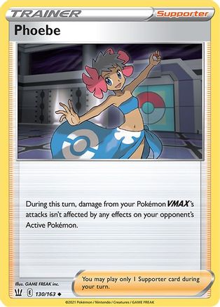 Phoebe 130/163 - SWSH05 Battle Styles Reverse Holofoil