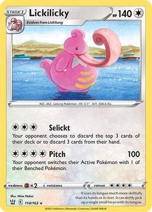 Lickilicky 114/163 - SWSH05 Battle Styles