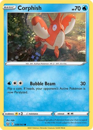 Corphish 038/163 - SWSH05 Battle Styles