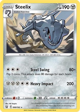Steelix 099/163 - SWSH05 Battle Styles Reverse Holofoil