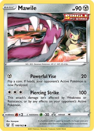 Mawile 100/163 - SWSH05 Battle Styles Reverse Holofoil