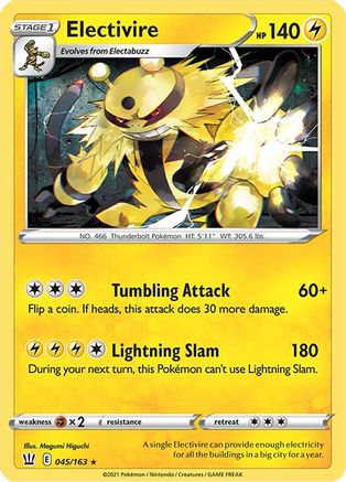 Electivire 045/163 - SWSH05 Battle Styles Reverse Holofoil