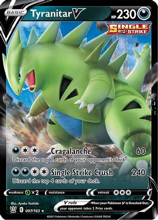 Tyranitar V 097/163 - SWSH05 Battle Styles Holofoil