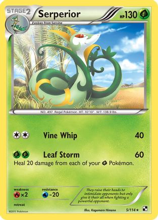 Serperior (Green Tornado Theme Deck Exclusive) 005/114 - Deck Exclusives