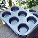 Round 6-Cup Maffen Cake Baking Tray Without Mold