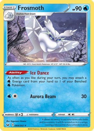 Frosmoth (Non-Holo) 064/202 - Deck Exclusives