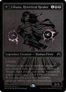Liliana, Heretical Healer // Liliana, Defiant Necromancer (MEDIA-106) - San Diego Comic-Con 2015: (originpwdfc) Foil