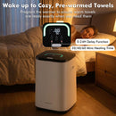 23L Large Hot Towel Heater with Rapid Heating and Adjustable Timer-White
