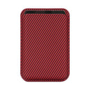 Ultra-thin Magnetic Carbon-fiber-pattern Card Holder