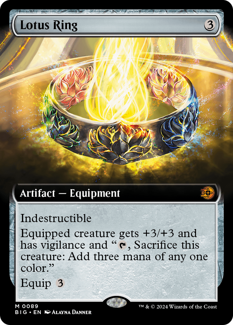 Lotus Ring (BIG-089) - The Big Score: (Extended Art) Foil
