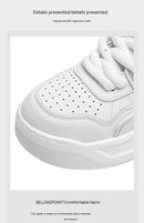 Men's Sports Thick Soled Height Increasing Small White Shoes