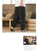 New Chinese Style Yamamoto Yaosi Ice Silk Harem Pants