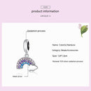 Rainbow Color S925 Sterling Silver Pendant